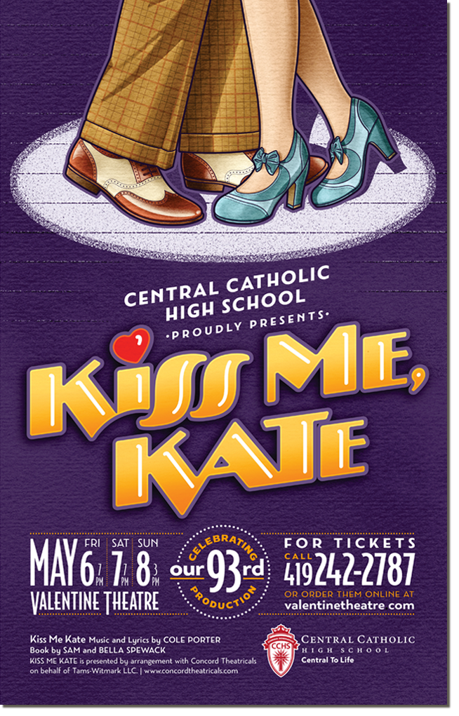 Annual spring musical poster