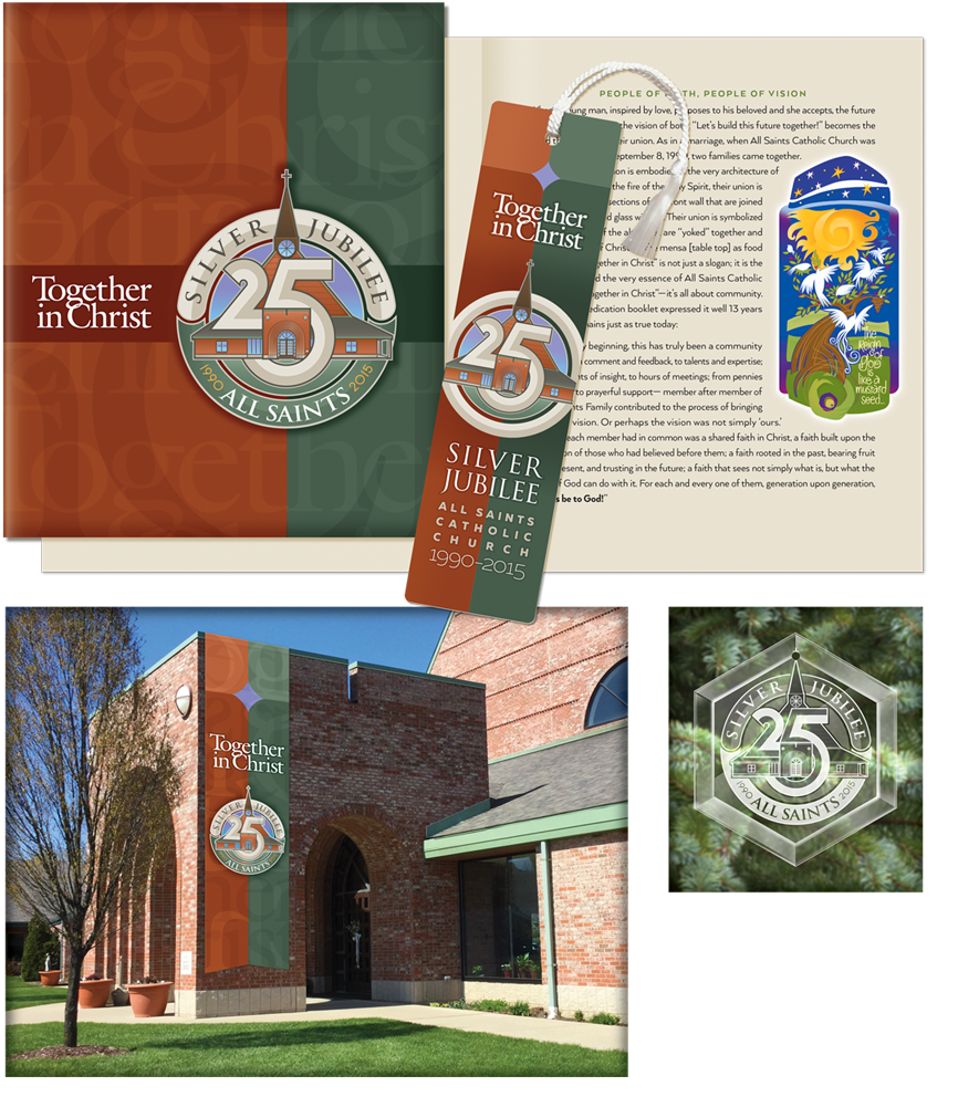 Pieces designed to commemorate parish’s silver jubilee